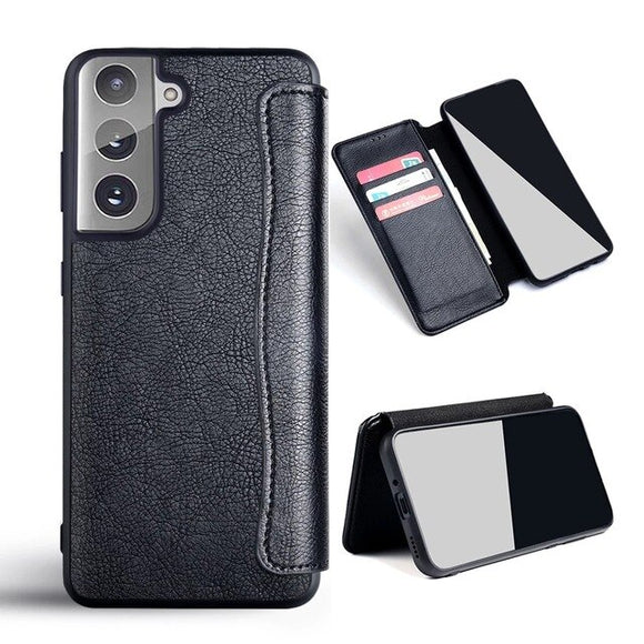Ultra Thin Leather Flip Cover Samsung Galaxy S21 Series